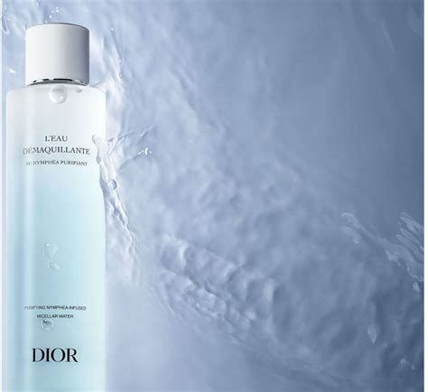 l'eau demaquillante dior|L’Eau Démaquillante: micellair reinigend water met waterlelie .